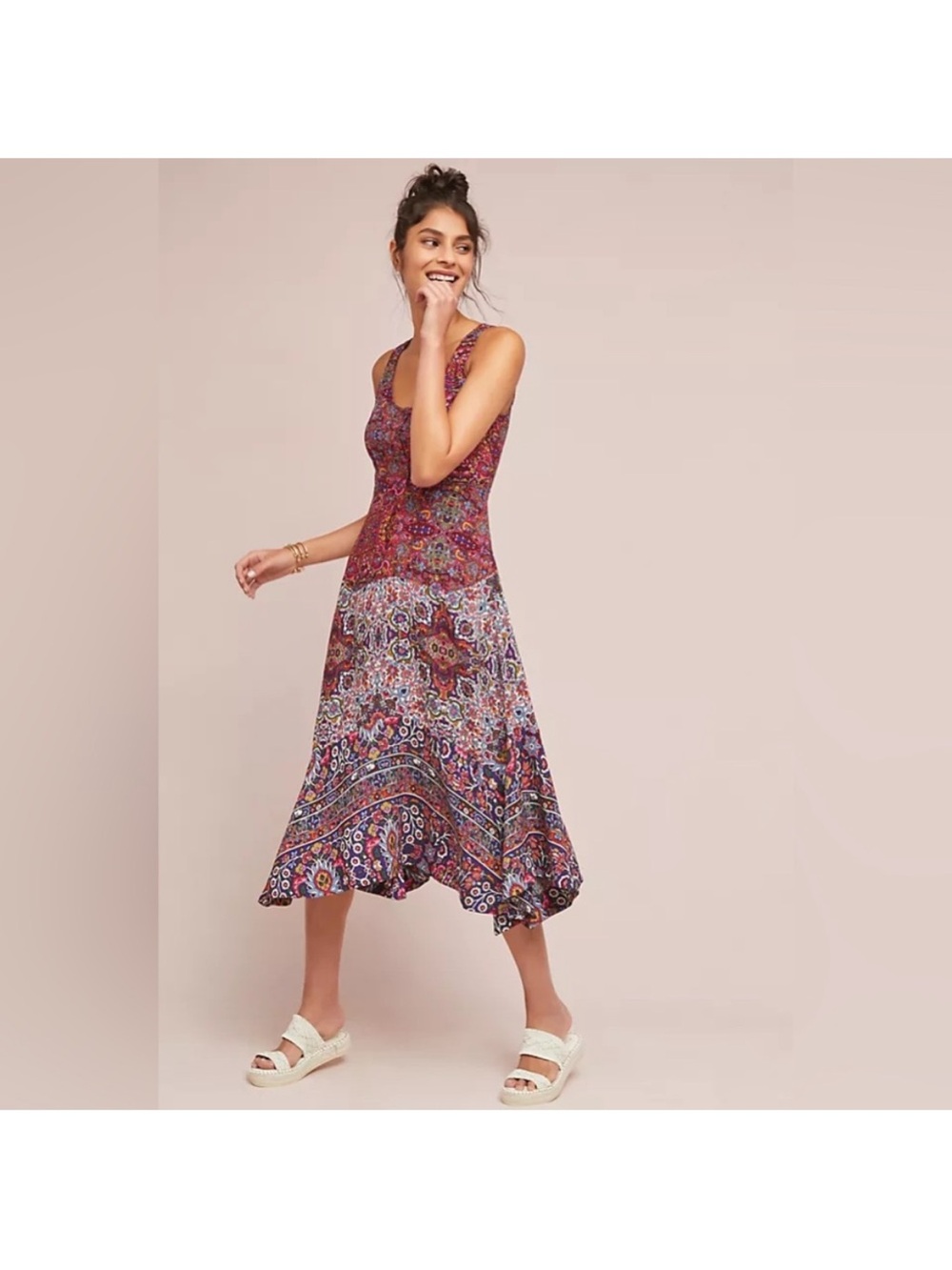 Anthropologie Maeve Violette Dress